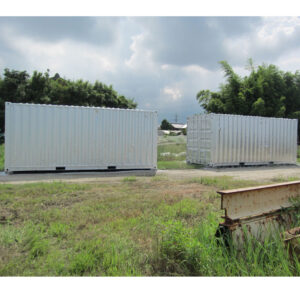 20フィート中古コンテナを2個並べた場合