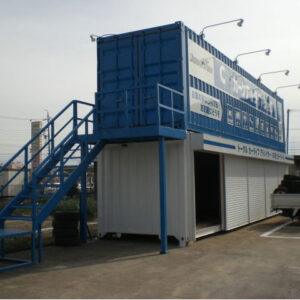 中古コンテナの左側面