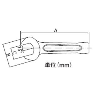防爆仕様の打撃スパナ図面