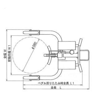 ドラム缶運搬台車の図面02