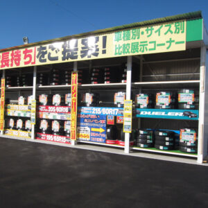 迫力の大量陳列アピール